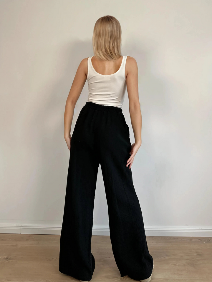 Musselin Hose (Schwarz)