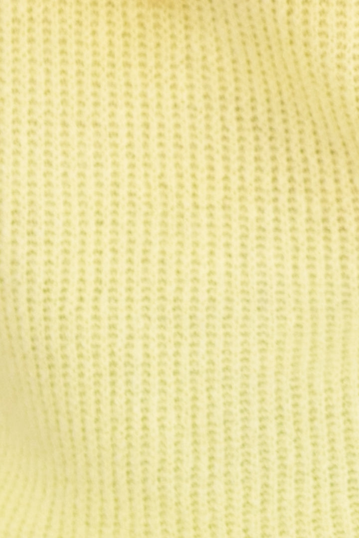 Cardigan mit Knopfleiste (Hellgelb)